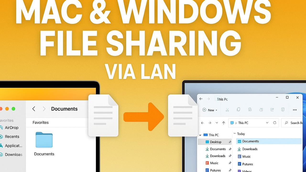 File Sharing MAC Windows via LAN